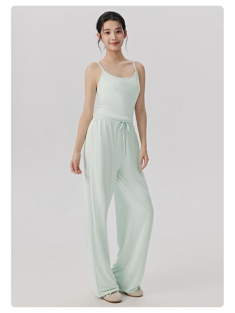 Women's Three-Piece Yoga Suit: Casual Pilates Fitness Set with Sun Protection