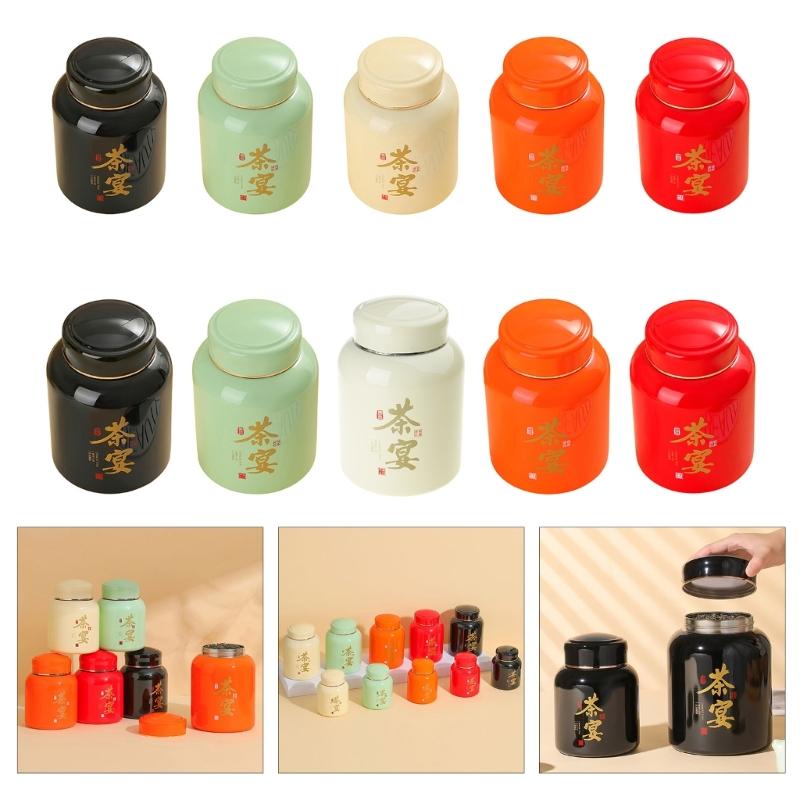Empty Teas Stashes Jar Stainless Steels Loose Leaf Teas Container Sealeds Jar Packings Box Teas Storage Jar Candy Holder
