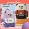 Preschool Cartoon Backpack With Air Cushion Straps For Kids School Use