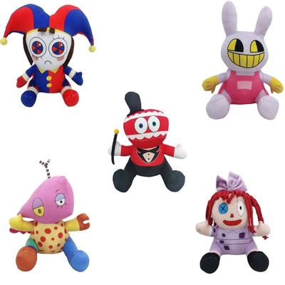 2023 3D 5PCS Seating Dolls Cyber Circus Plush Toys the Amazing Digital Circus Cotton Plush Toy