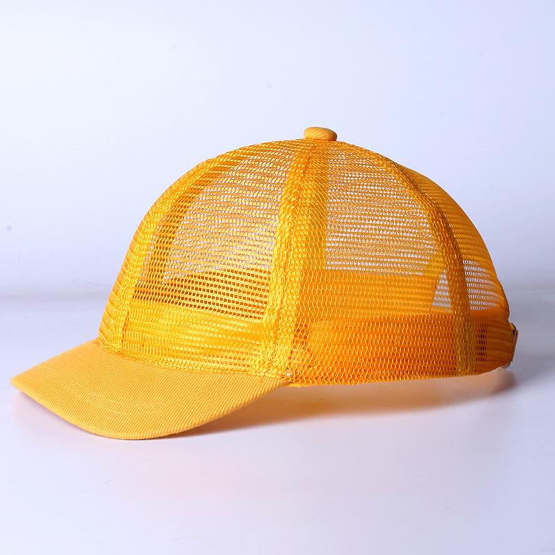 Summer Full Mesh Short Brim Baseball Caps For Men And Women Breathable Quick Dry Sun Hat Outdoor Bone Gorra Snapback Trucker Cap