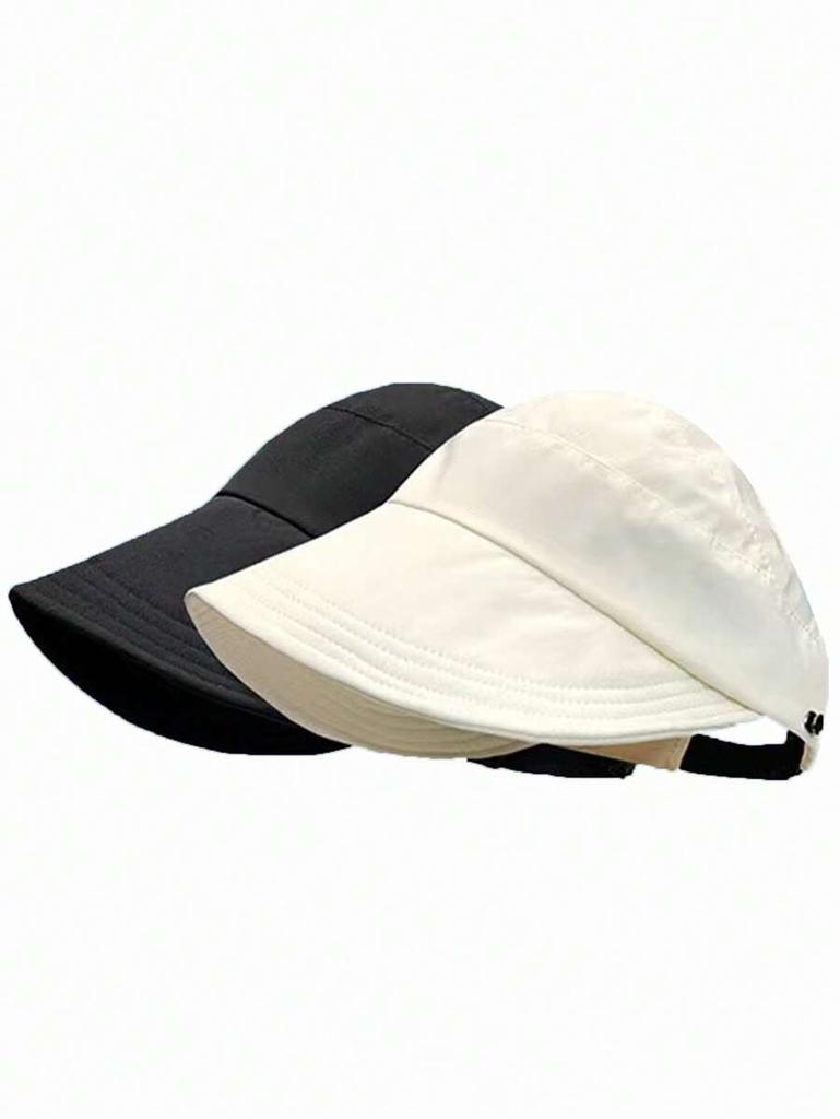 Breathable Wide Brim Sun Hat For Women UV Protection Ponytail Friendly Outdoor Travel Vacation