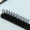 1Pc 2 In 1 Travel Portable  Hair Comb Folding Anti-Static Plastic Comb Hair Brush Compact Pocket Hair Comb