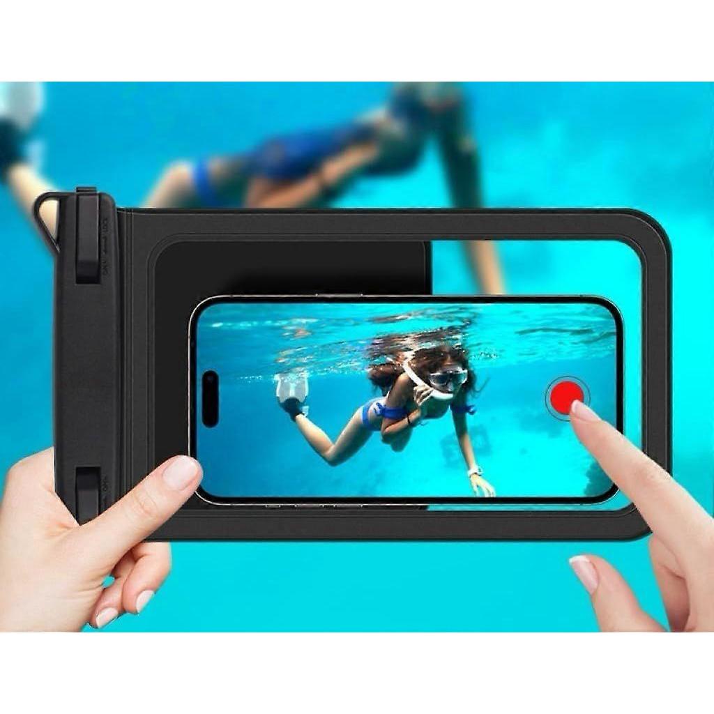 Double Space Waterproof Phone Pouch Case - IPX8 Water Proof Cell Phone Dry Bag