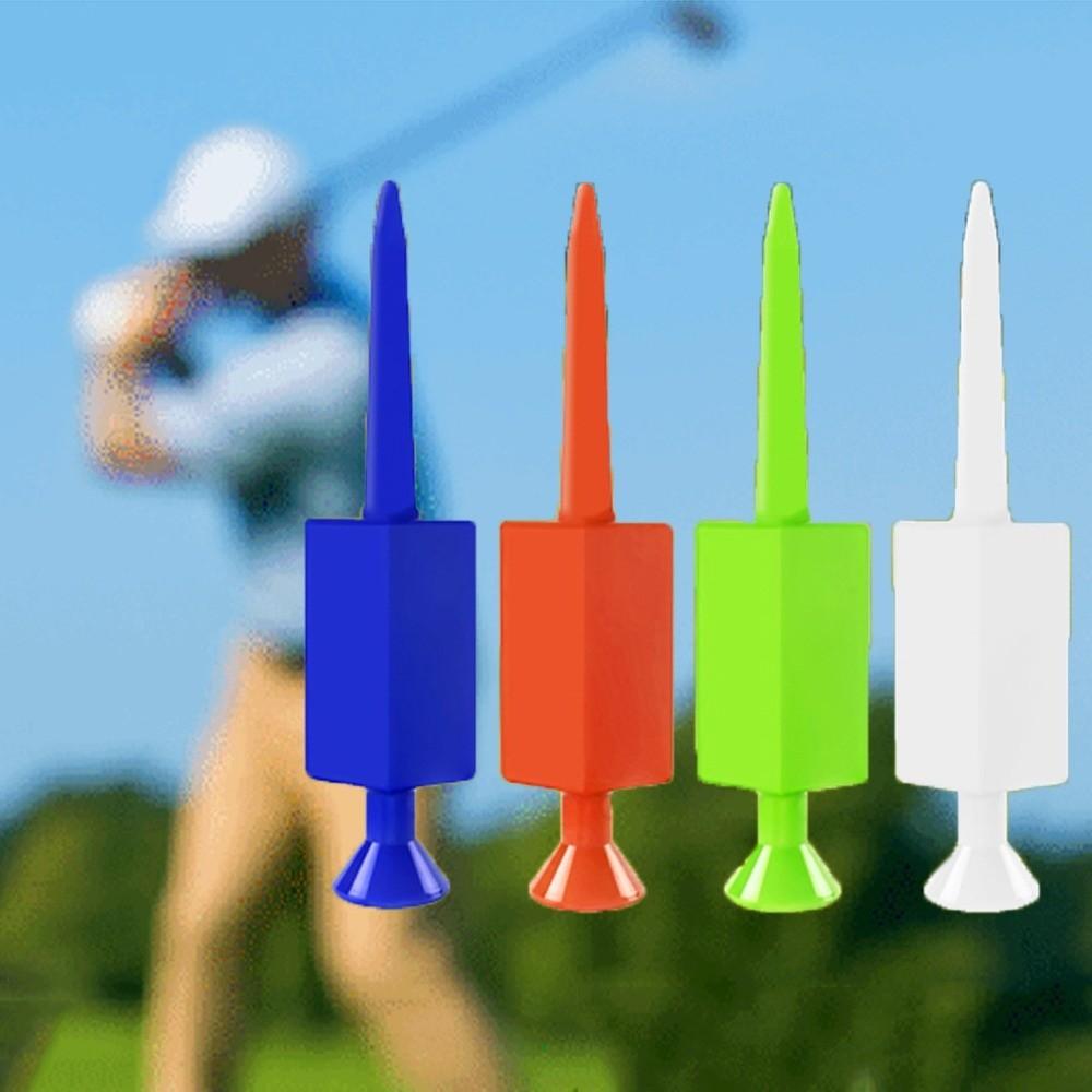 12pcs Precise Swing Golf Ball Pegs Multi-Color Golf Tee Designed Flat Ball Pegs Swing Improvement