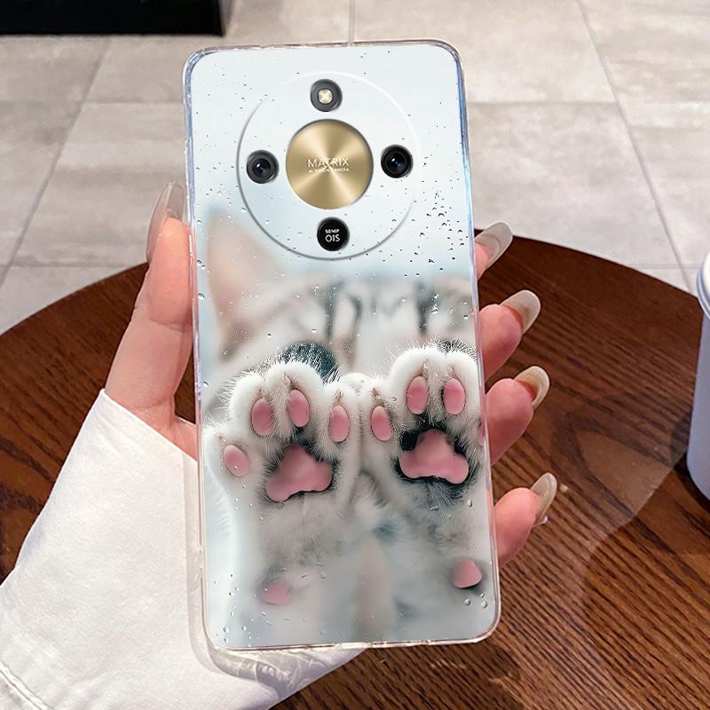 Casing For Honor X9D 5G Aesthetic Luxury Dragon Cute Cool Boys Girls Soft Silicone Phone Case Back Cover Transparent TPU Shell