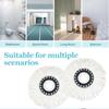Universal Mop Head Refill 360°Rotating Mops Microfibers Round 16mm Mopping Head Clean Tool Home Floor Mop Cloth Accessories