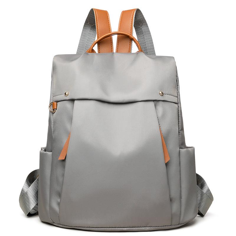 

Рюкзак для девочек, школьный рюкзак для старшеклассниц, компьютерная сумка большой вместимости для студентов колледжа, холщовый рюкзак серый