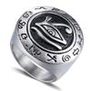 Men's Stainless Steel Eye of Horus Retro Fashion Ring