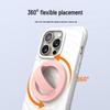 Apple iPhone 15 3D Silicone Magnetic Ring Stand & Finger Grip Cover