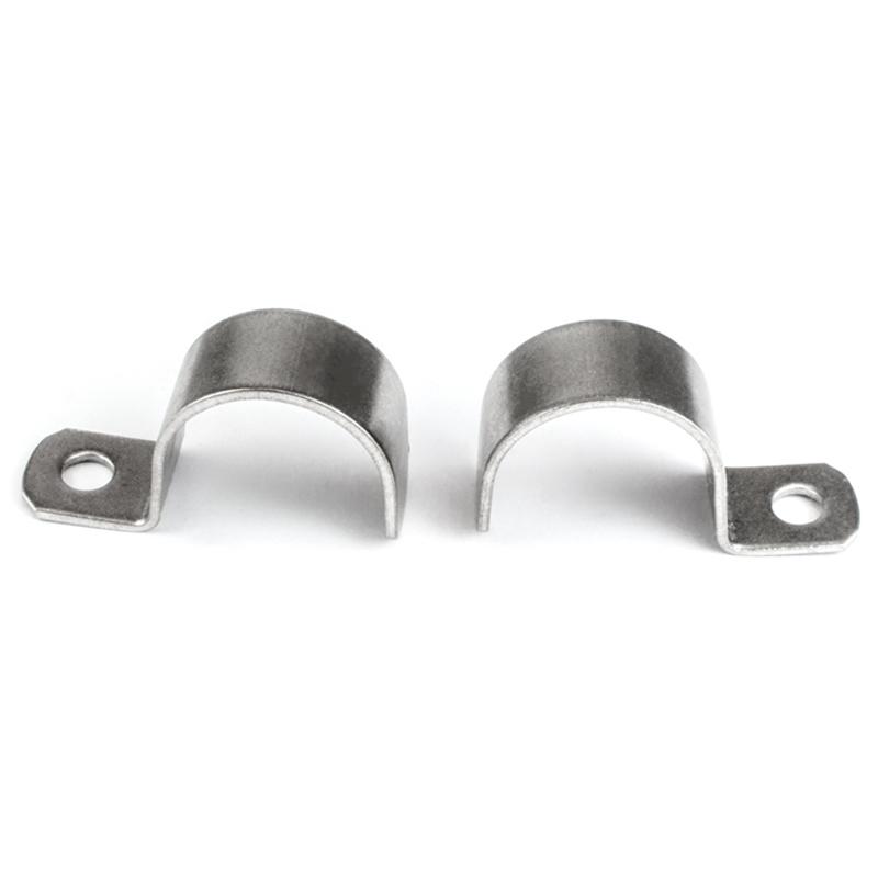 304 Stainless Steel P-type Single Side Pipe Clamp Half Single Hole Thickened Riding Card Throat Hoop Ohm Tube Card M3~M160