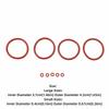 120PCS Set Silicone Coffee Machine O Ring Brew Group O Ring  Coffee Machine