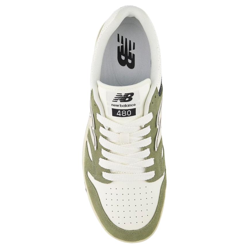 New Balance BB480 Khaki White Men's BB480PEO