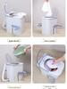 Lave-linge portable à manivelle pour dortoirs - Pas besoin d'électricité, idéal pour les chaussettes et les sous-vêtements