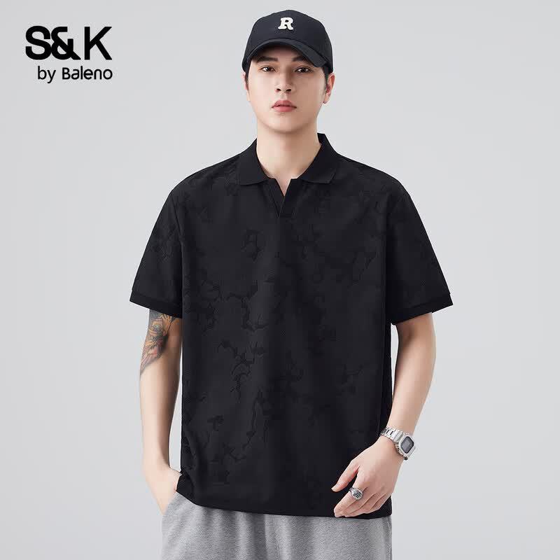 Baleno S&K Men's Ice Silk Polo Shirt