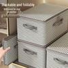 Faltbare Aufbewahrungsbox mit großem Fassungsvermögen und Deckel für Schlafzimmer, Kleidung und Spielzeug