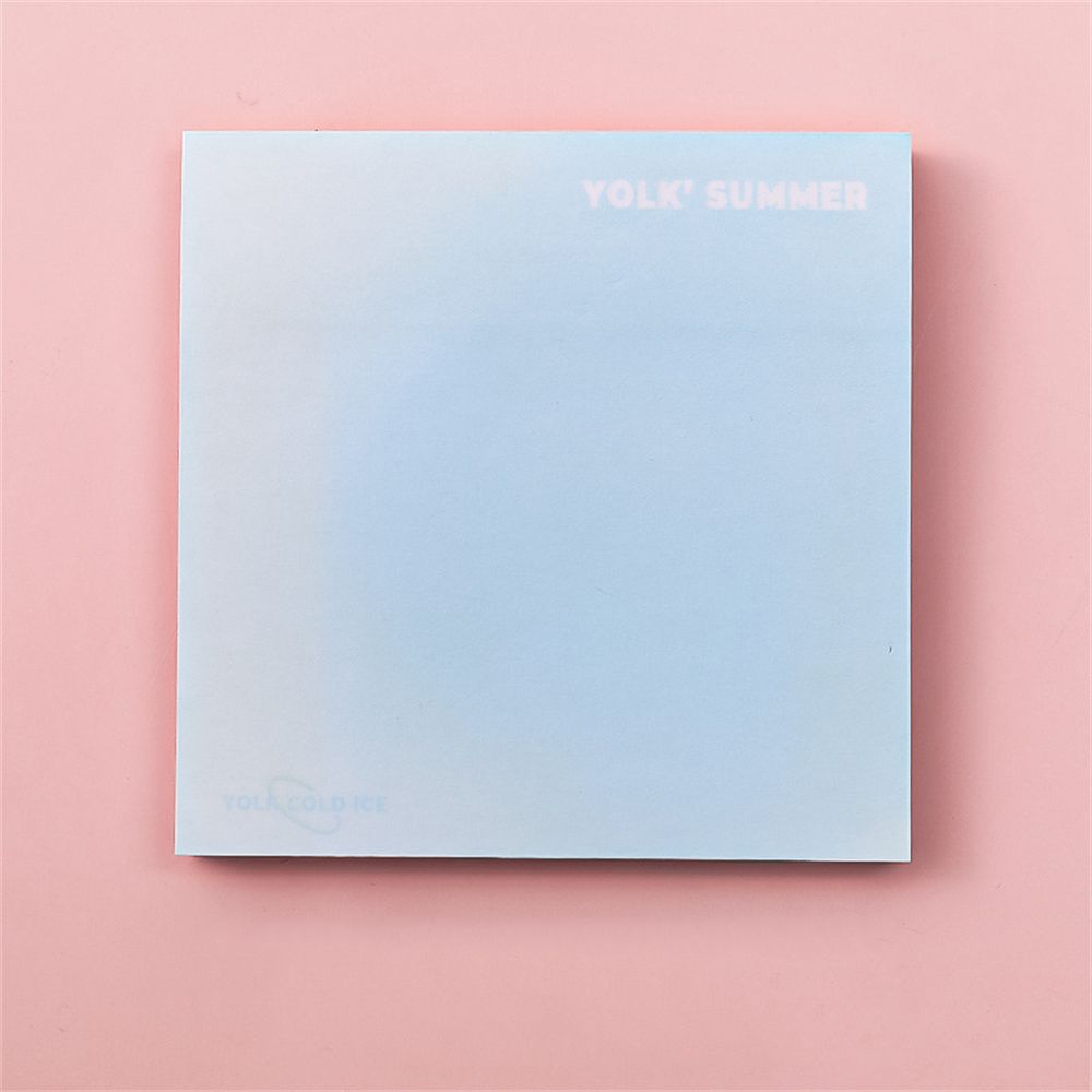 Paper Scrapbooking School Office Supply Notebook Gradient Color Memo Pads Sticky Notes Bookmark