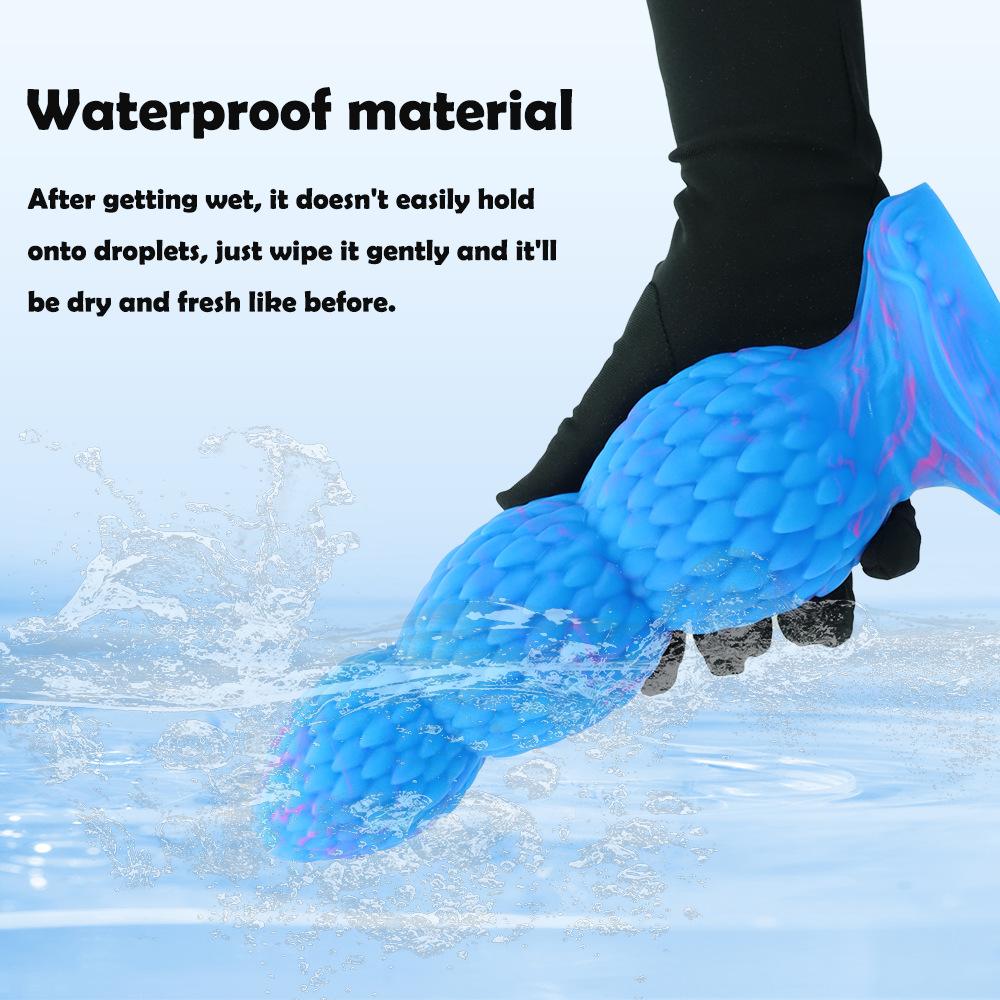 Oversized Alien Silicone Anal Plug - Extra Thick Large Dildo for Men Women, BDSM Backdoor Stretching Adult Sex Toy