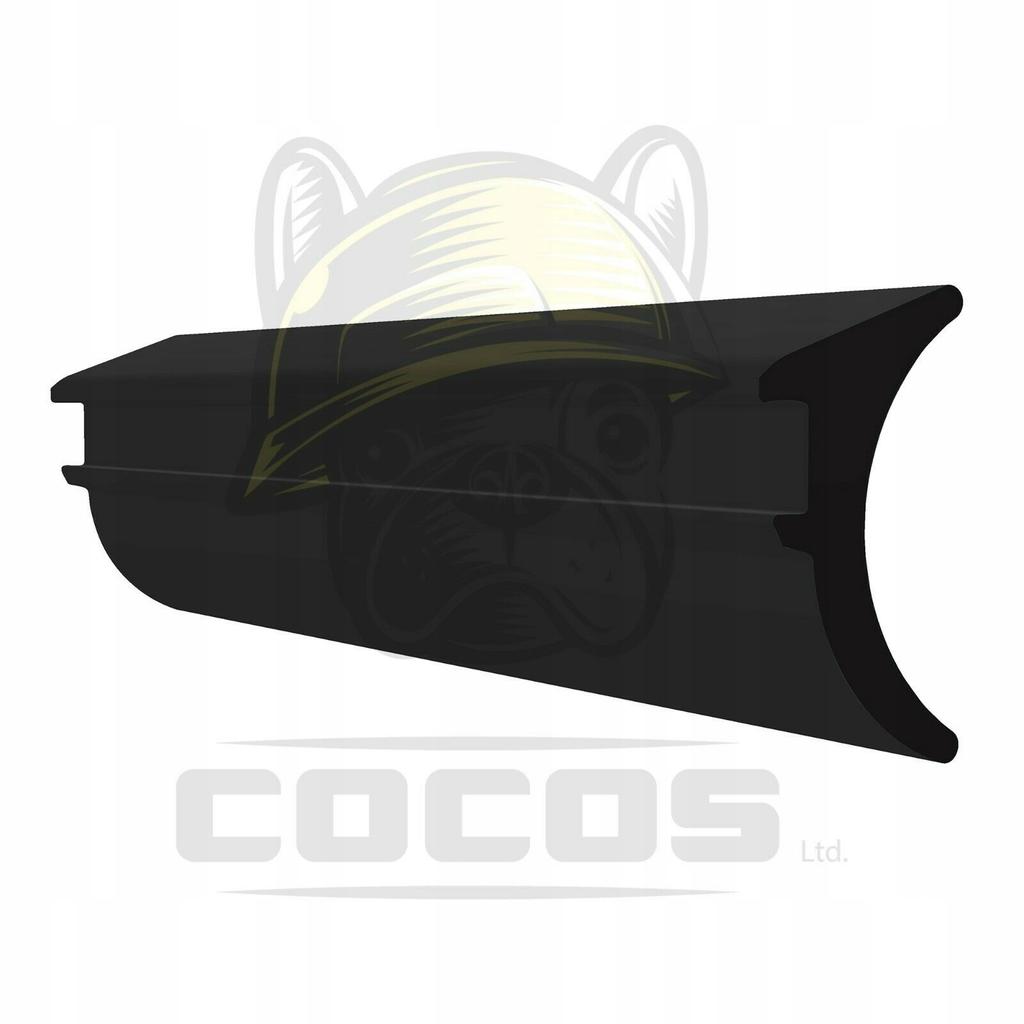 Seal for PVC windows S-332 BLACK 1m