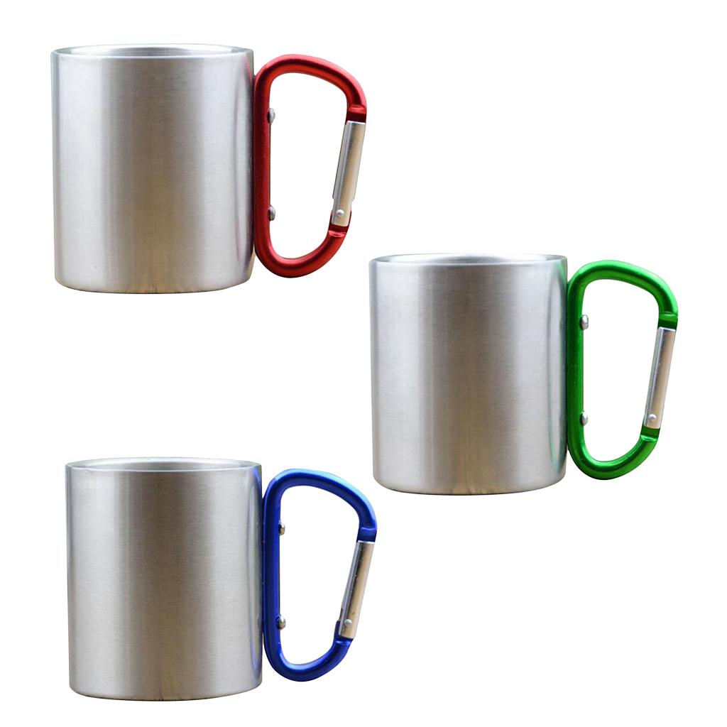 Aluminium-Karabiner-Kaffeebecher Bierkrug Wasserbecher Tasse für draußen