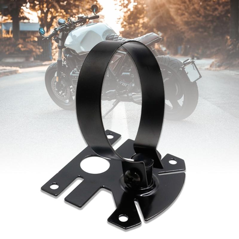 2in/52mm Diameter Gauge Mount Holder Bracket Metal Bracket Gauge Meter Holder Instrument Stand Car Refitting Black