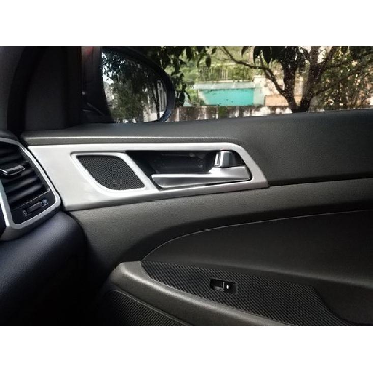 For Hyundai Tucson 2015-2019 SUV Interior Side Door Handle Bowl Panel Cover Trim