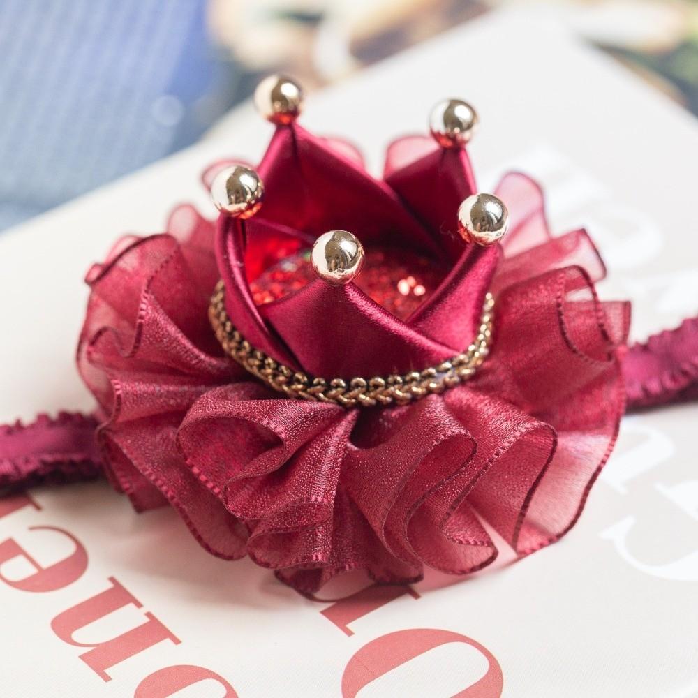Star Shape Princess Hair Accessories Tulle Mesh Baby Hairband New Kids Hairband for Baby Girls