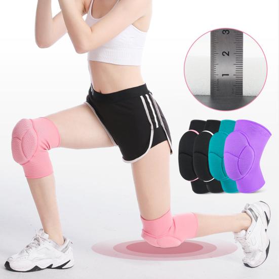 1Pc Thermal Knee Pad Soft Protective Anti-deformed Multi-function Women Running Sports Kneepad for Outdoor
