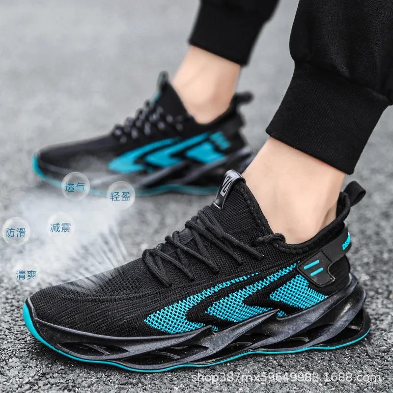 Men's Sneakers Spring Fashion Outdoor Trendy Mesh Breathable Trendy All-match Light Board Shoes Trainers Casual Sneakers 2024