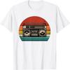 NEWTRUE Retro Boombox Cassette Player Radio 80s Music Vintage Style T-Shirt