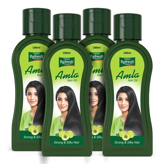 

Масло для волос Torque s Refresh Amla для сильных, длинных и густых волос 100 мл - Упаковка из 4 штук