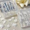 3D Silicone Flower Nail Mold DIY Nail Art Transparent Flexible Flower Template Reusable Decoration for Salon Home Manicure