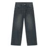 Versatile Long Trousers Washed and Old Denim Blue Loose Straight Casual Pants Straight Loose Jeans for Men Fashionable and Comfortable Pants