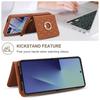 Luxury Crossbody Ring Holder Cards Solt Wallet Flip Leather Phone Case For Samsung Galaxy Z Flip 7 6 5 4 3 Long Lanyard Cover