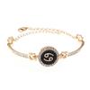 12 Zodiac Signs Bracelet for Women, Rose Gold Plated Inlaid Diamond Constellation Bangle, Fashion Couple Jewelry Gift
