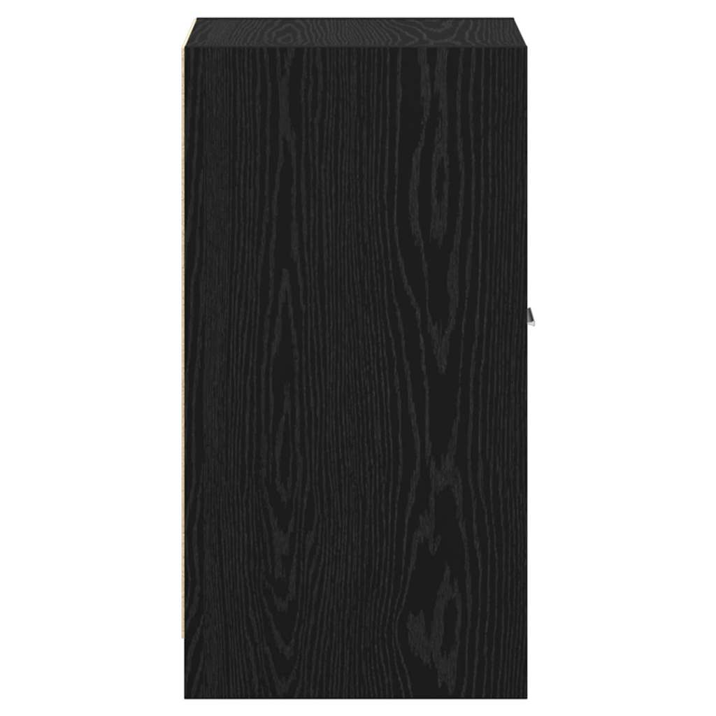 Pharmacy Cabinet Black Oak 40 X 41 X 77.5 Cm Particleboard