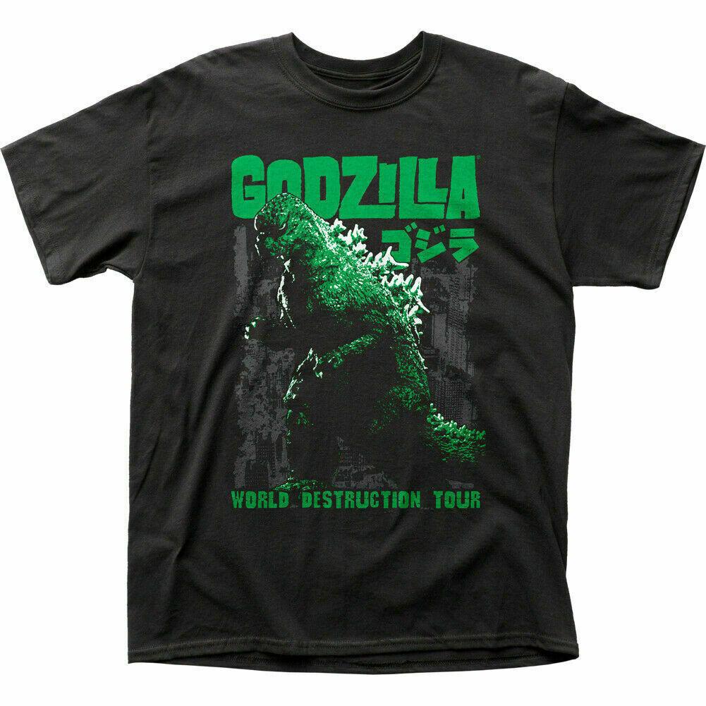 Godzilla World Destruction Tour T Shirt Mens Rock