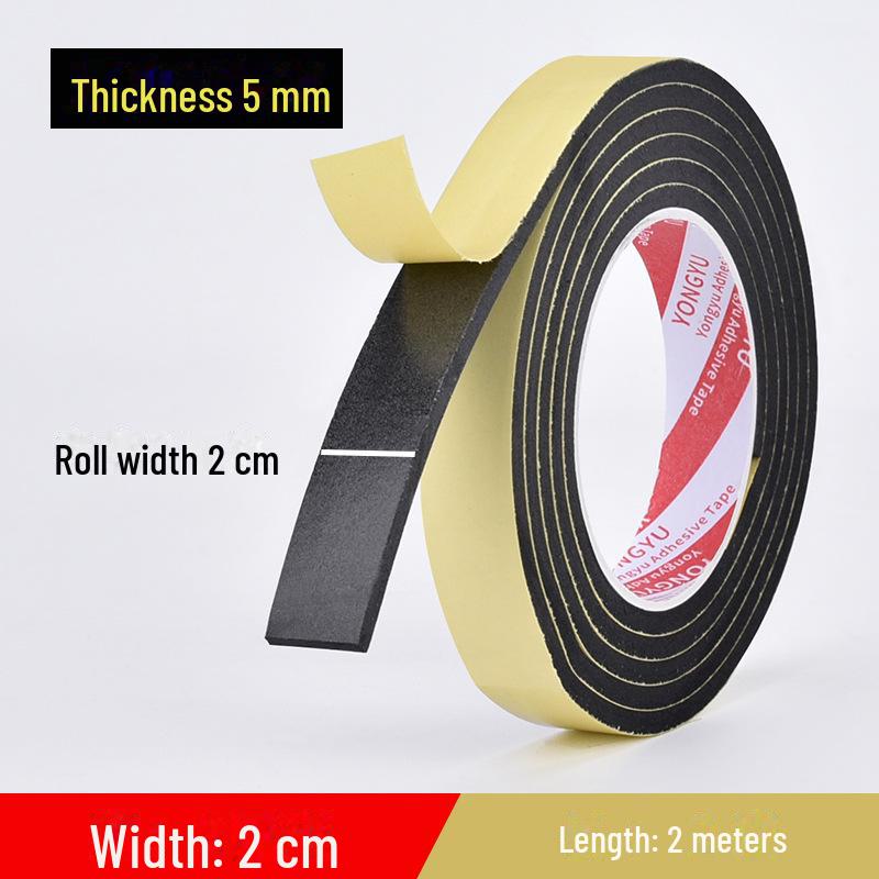 Self-Adhesive EVA Foam Sealing Strip – Dust-Proof, Temperature-Resistant, Anti-Collision, Shock-Absorbing Rubber for Doors and Windows