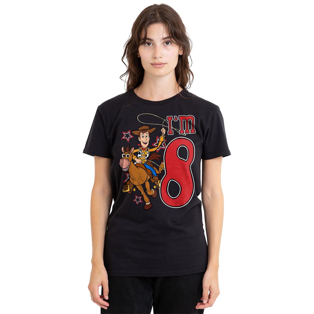 Toy Story Unisex Adult IÂ´m 8 Woody Birthday T-Shirt