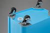 Squirrel Trash Can Commercial Kitchen Caster Pail Gray 70L with Drain Plug Made In Japan