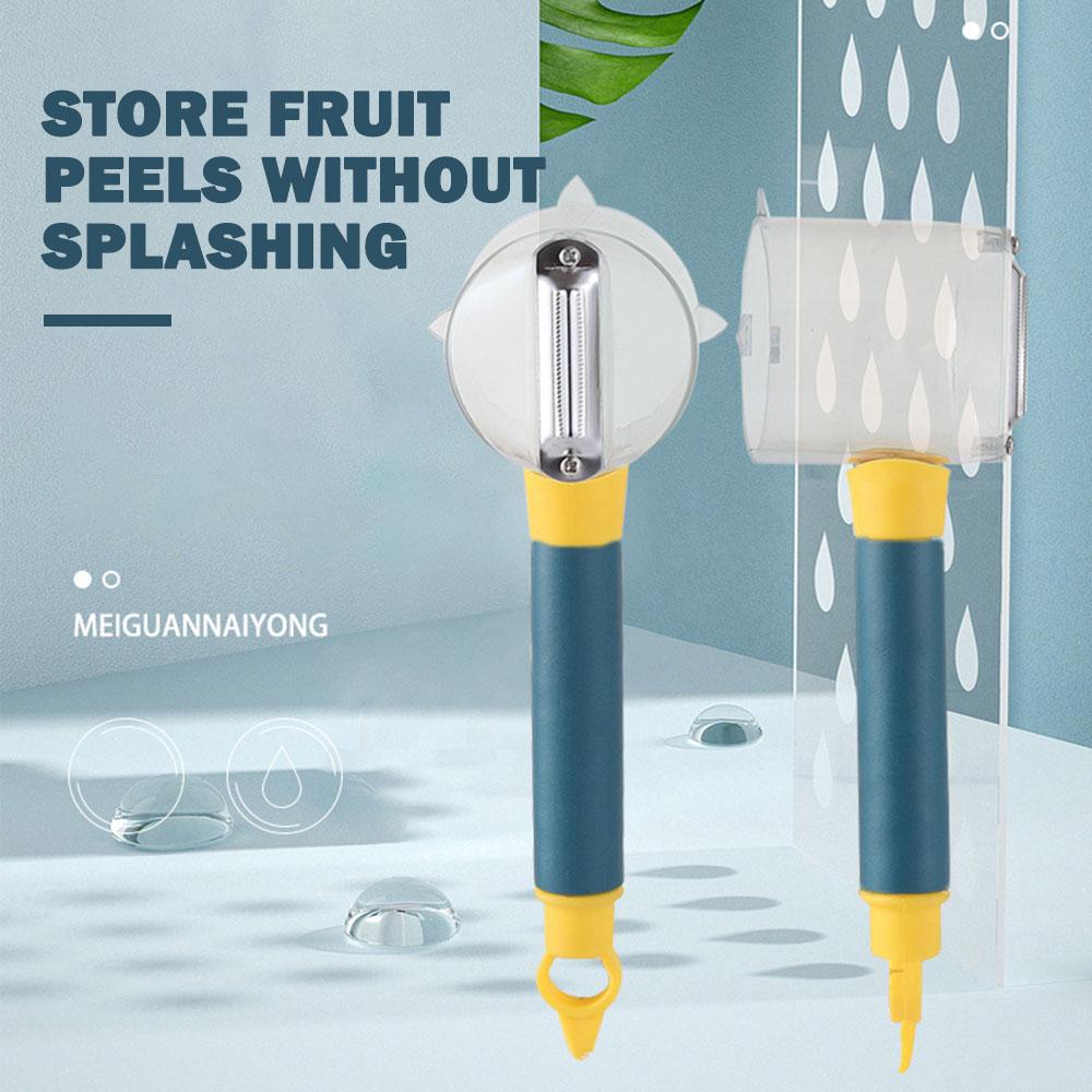 Stainless Steel Peeler With Storage Box Lightweight Manual Peeling Tool For Home Kitchen China Mainland