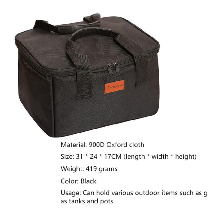 Outdoor Camping Cookware Bag BBQ Grills Storage Bag Picnic Tableware Organizers