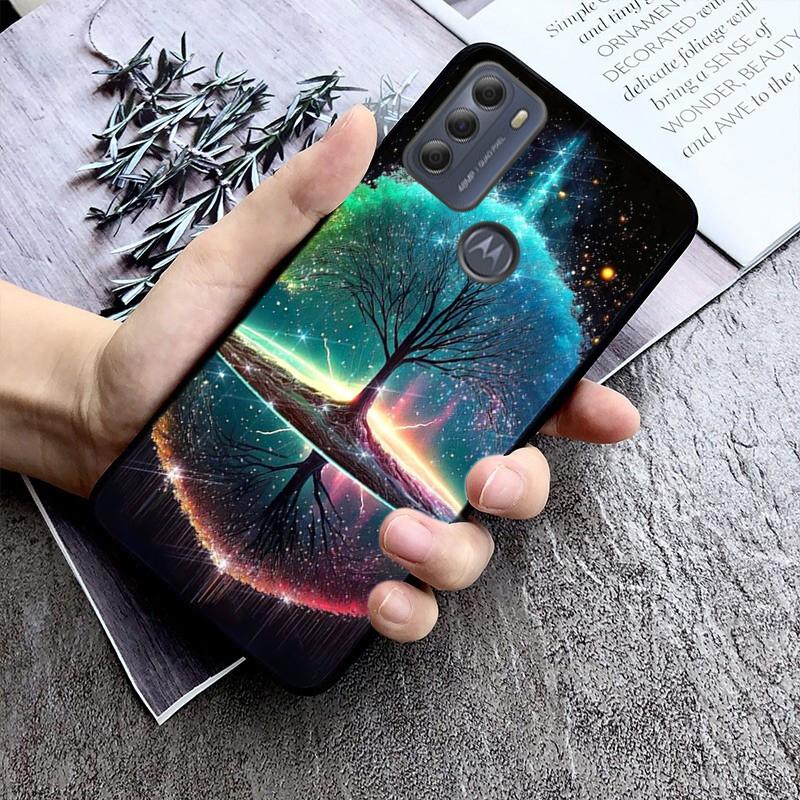 Magiczne Drzewo Kwiat Telefon Etui Do Moto G84 G22 G32 G42 G52 G62 G53 G72 G60 G60S G100 G10 G20 G30 G13 G50 G 5G G Pure