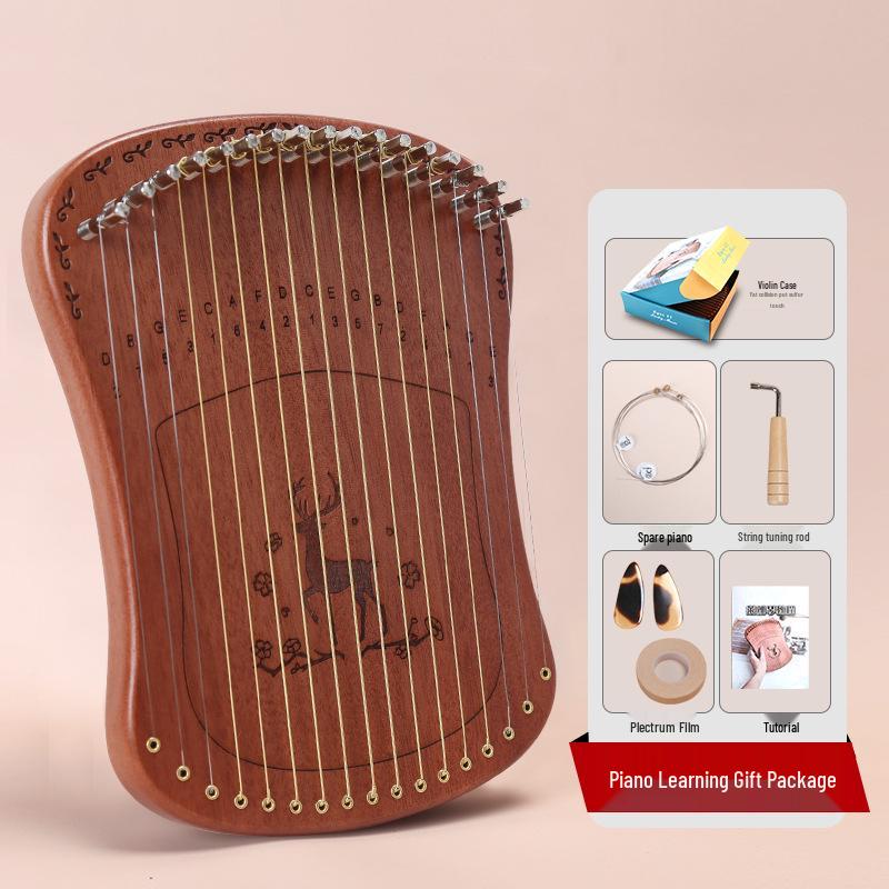 17-String Finger-Plucked Lyre: Simple, Easy-to-Learn, Portable Niche Instrument