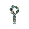 9pcs White Mother of Pearl   Key Button Inlays for  Celsius AltoCelsius Soprano Sax Saxophone