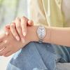 Seiko Lukia HEE002J Women's Solar Radio-Controlled Watch Date Calendar Stainless Steel White Mother of Pearl Dial