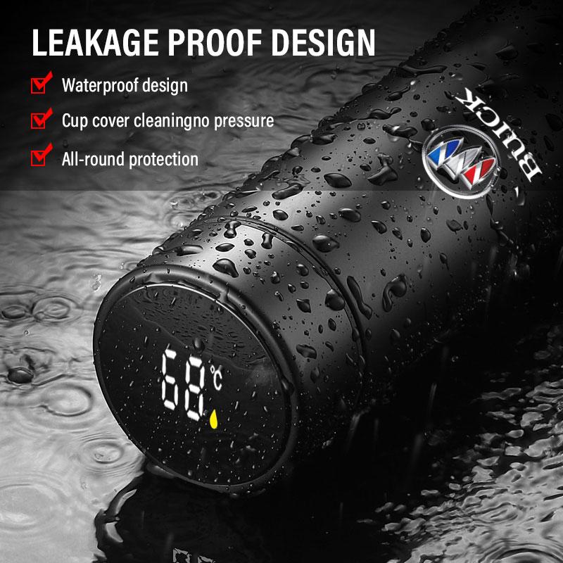 Auto Smart Thermosflasche mit Temperaturanzeige Kaffeetasse für Buick Enclave Regal Lacrosse Encore Excelle Envision Autozubehör