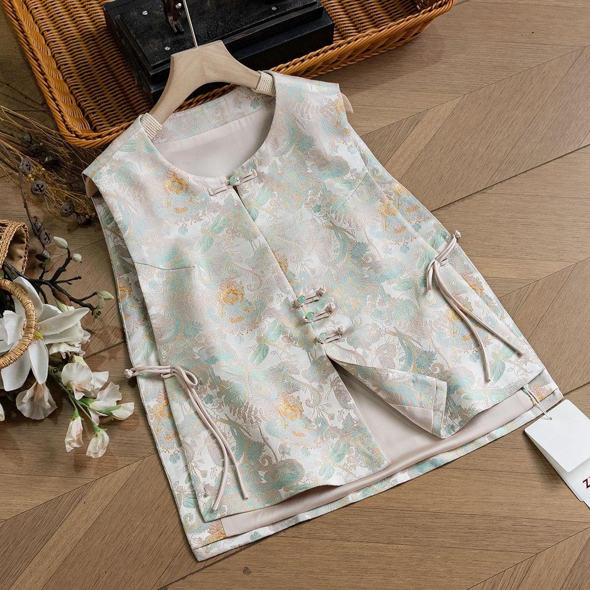 

Vest women 2025 spring and autumn improved top year thin 3XL (recommended 138-75kg)