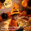 Lightweight Halloween Cosplay Cape Pumpkin Poncho Costume for Kids Adults, Unisex Soft Adjustable Neckline Cloak Cape, Party Outfits Masquerade,