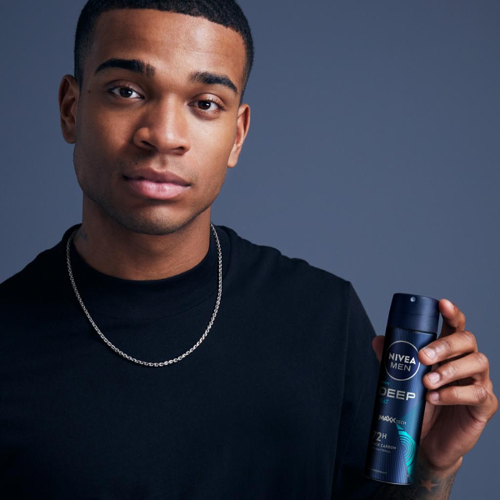 Nivea Men Deep Beat Antyperspirant Męski W Sprayu 72H 150 Ml